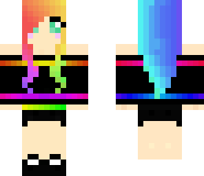 cute rainbow girl