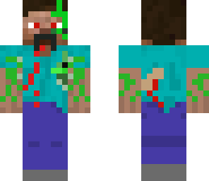 mutated steve with creeper