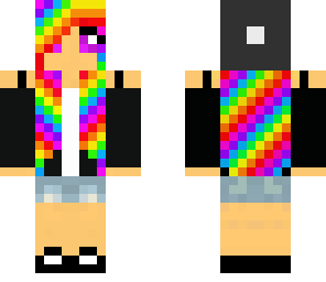 cute black ender girl queen