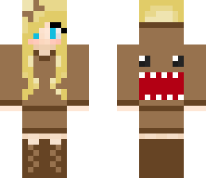 blond domo girl