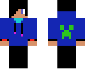 blue man