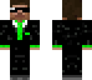emerald suit with google glass