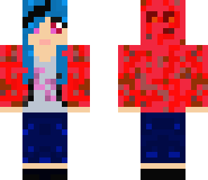 women with manga hoodie