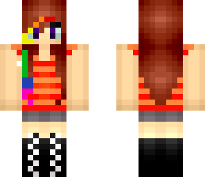 edited rainbow cute girl
