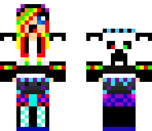 colorful warrior girl