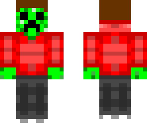 creeper teen with hoodie