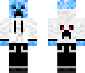 blue creeper hoodie