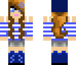 blue girl