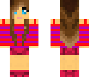 red purple girl