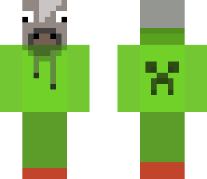 green hoodie cow
