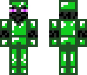emrald armour enderman