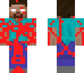 herobrine with blood