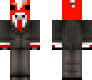goggles on a cow in a suit