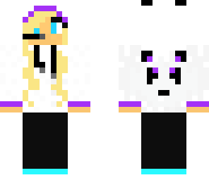 purple panda girl