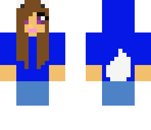wolf girl with hoodie