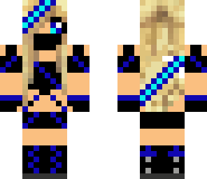 blue ninja girl