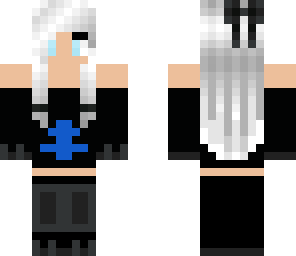 silver-haired ninja girl