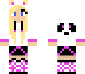 pink panda girl