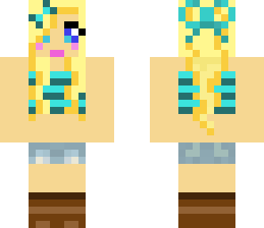 new blue girl