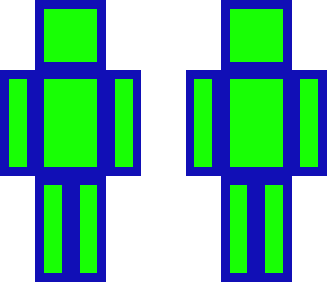 green blue