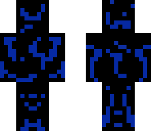 black and blue guy