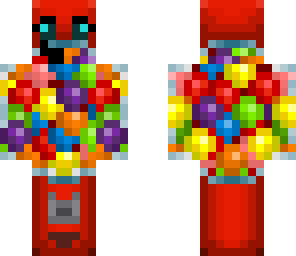 gumball machine with face