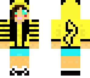 edited cute pikachu girl