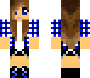 summer plaid girl