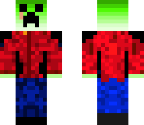 creeper with some clothes