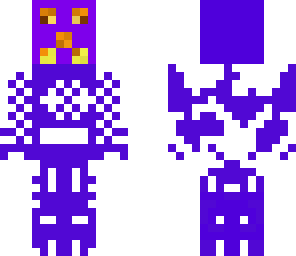 purple and white