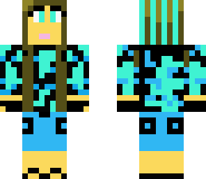 awesome camo creeper girl