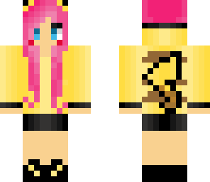 pink hair pikachhu girl