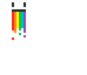 rainbow puke