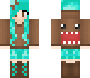 blue domo girl