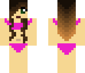 pink bikini girl