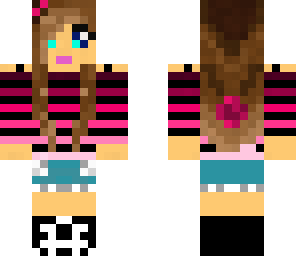 shadowy pink girl