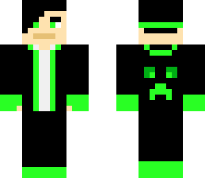 green emo boy