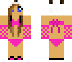 bikini panda in pink