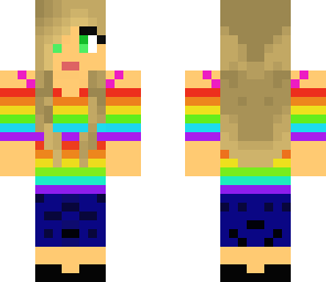 rainbow girl