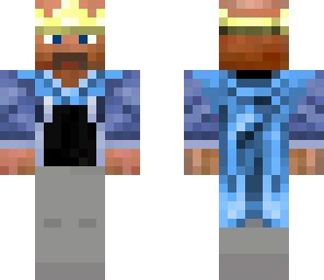 mustache king villager