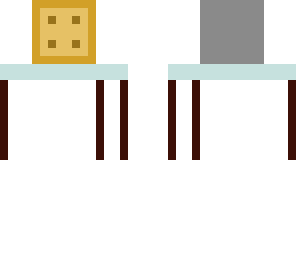pie on glass table