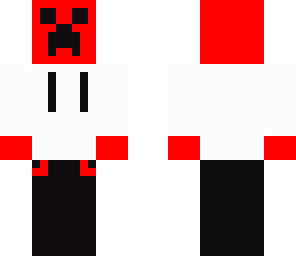 red creeper with headphones