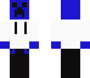 blue creeper with headphones