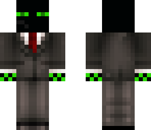 green enderman tux