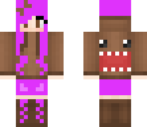 purple domo girl