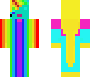 wierd rainbow guy