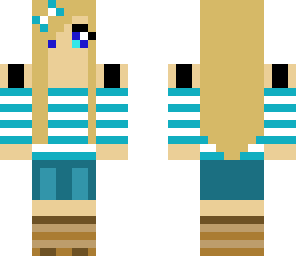 blue girl verbetering