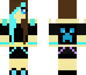 cute blue girl