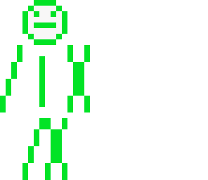 green stickman