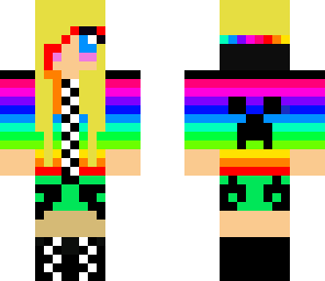 rainbow creeper girl